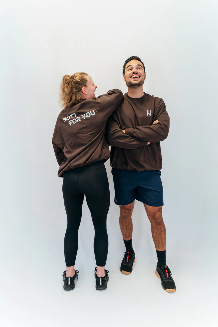 Sweat Sportswear Nott for you Brown Nott Clothing