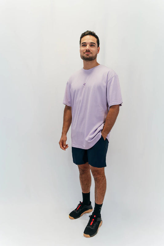 T-shirt Oversize Grand N lilac Nott Clothing
