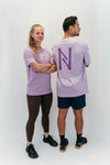 Oversized T-shirt Grand N lilac