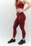 Legging reddish brown