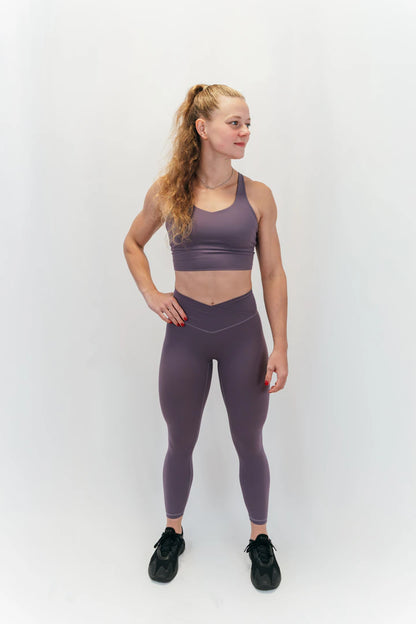Legging gray purple Nott Clothing