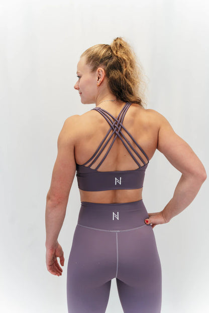 Legging gray purple Nott Clothing