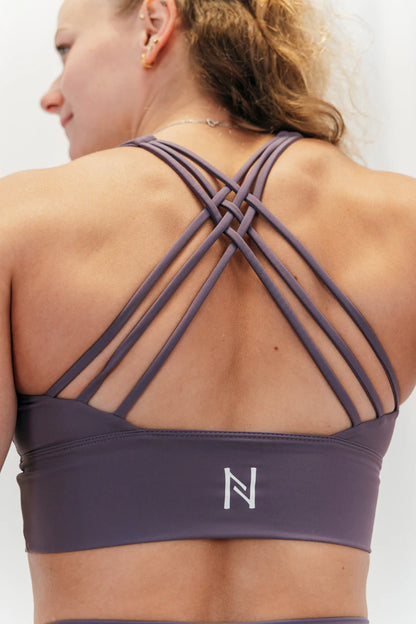 Brassière gray purple Nott Clothing