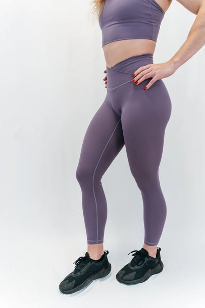 Legging gray purple Nott Clothing