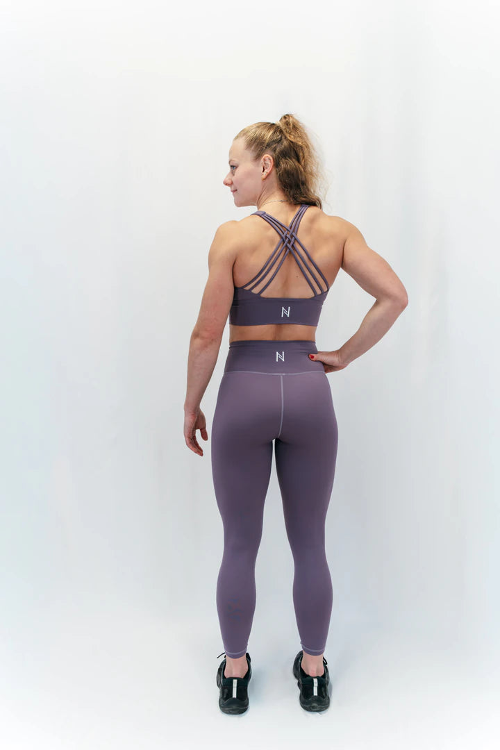 Legging gray purple Nott Clothing