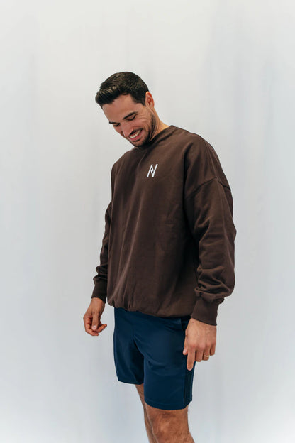 Sweat Sportswear Nott for you Brown Nott Clothing