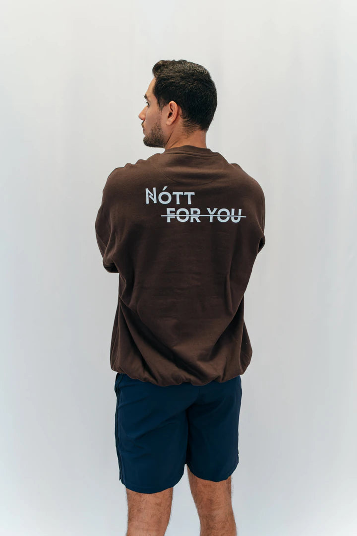 Sweat Sportswear Nott for you Brown Nott Clothing