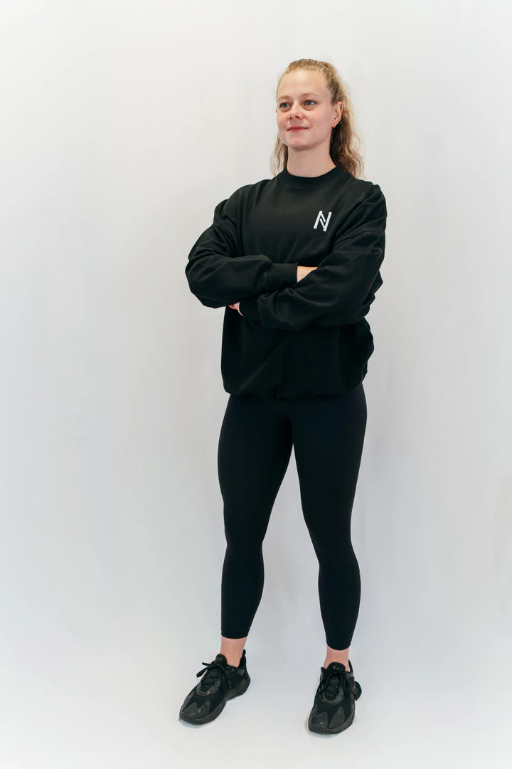 Sweat Sportswear Nott for you Black Nott Clothing