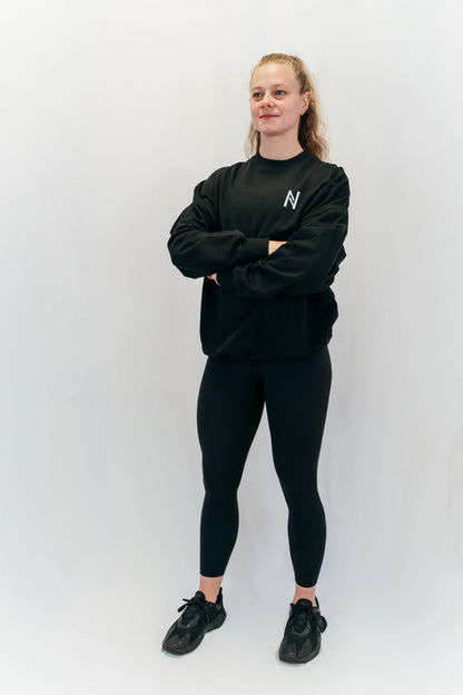 Sweat Sportswear Nott for you Black Nott Clothing