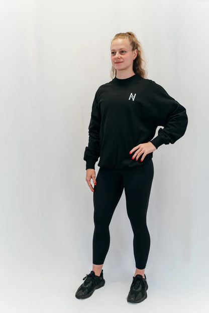 Sweat Sportswear Nott for you Black Nott Clothing
