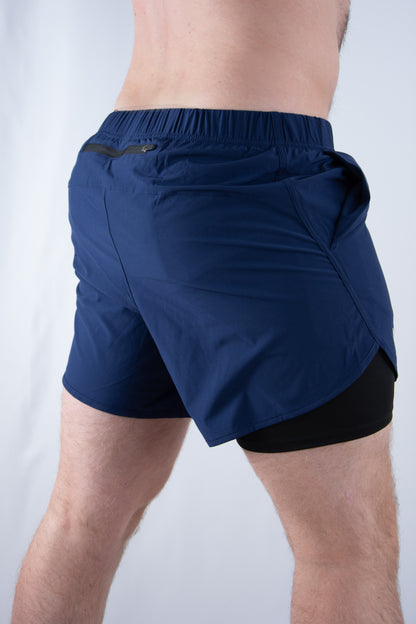 Short blue hybrid running Nott Clothing