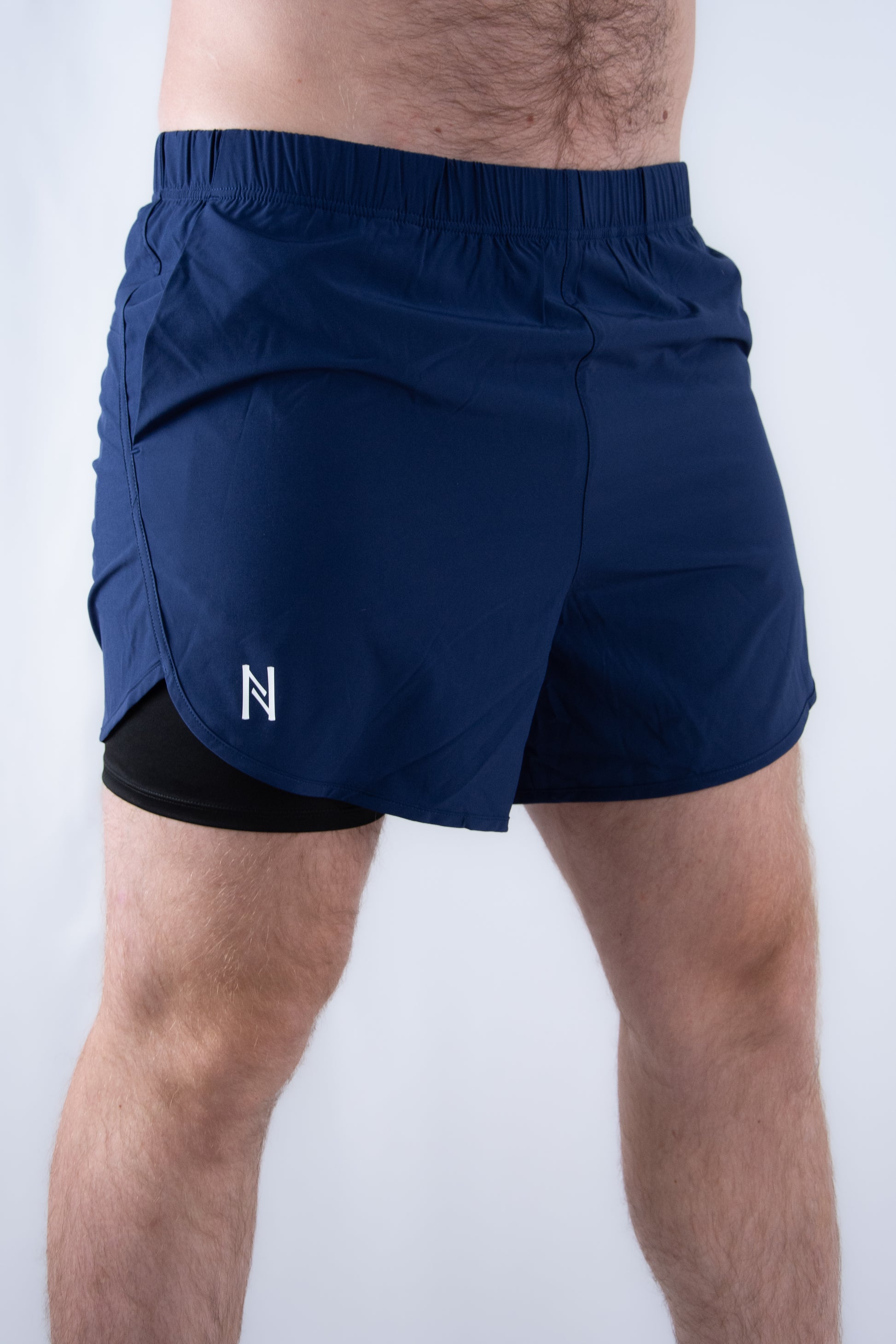 Short blue hybrid running Nott Clothing